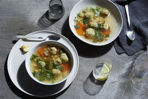 chicken-and-chickpea-soup-with-dumplings-gondi image