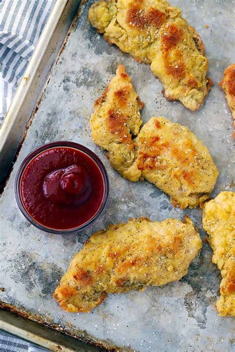 three-ingredient-crispy-oven-fried-chicken-tenders image