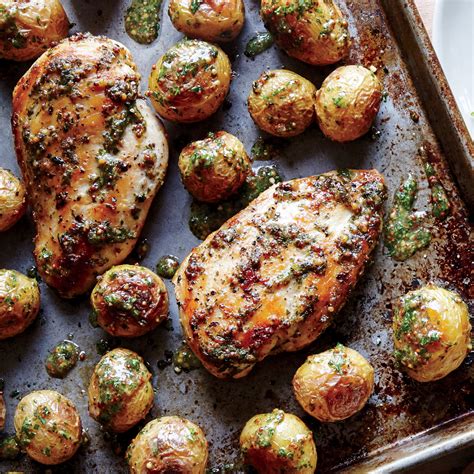 sheet-pan-chicken-with-roasted-baby-potatoes image