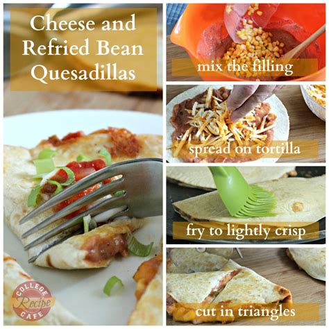cheese-and-refried-bean-quesadillas-versatile-meal image