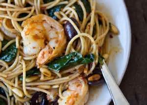 harissa-spaghettini-with-kale-and-shrimp-laura-bond image
