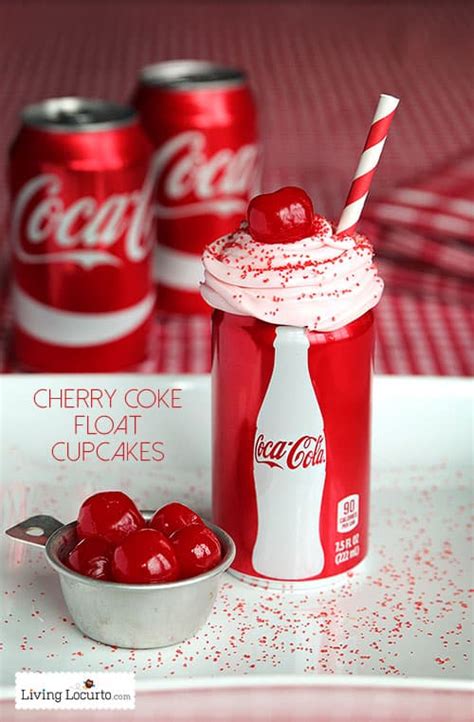 cherry-coke-float-cupcakes-football-party-ideas image