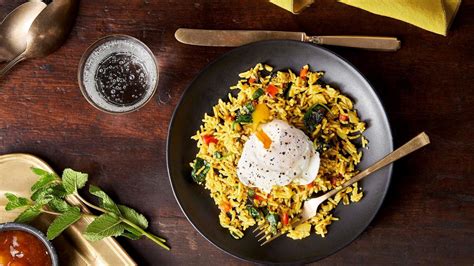 indian-spiced-rice-with-poached-eggs-get-cracking image