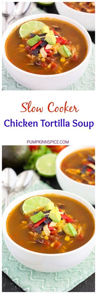 slow-cooker-chicken-tortilla-soup-pumpkin-n-spice image
