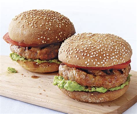 turkey-chorizo-burgers-with-guacamole image