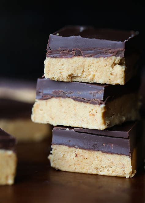 no-bake-chocolate-honey-peanut-butter-bars-easy image