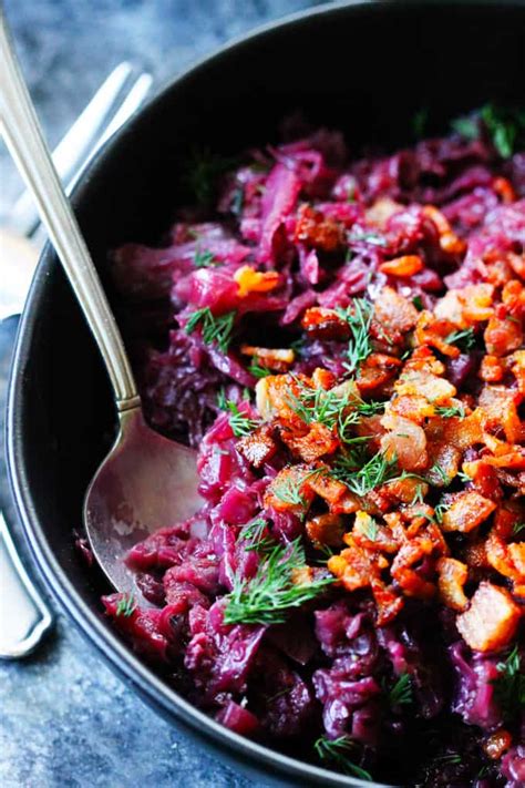 rotkohl-german-red-cabbage-recipe-with-bacon image