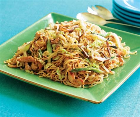 pork-lo-mein-with-seared-scallions-shiitakes image
