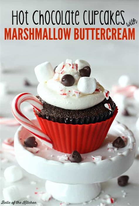 hot-chocolate-cupcakes-with-marshmallow-buttercream image
