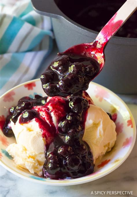warm-blueberry-sauce-ice-cream-topping-a-spicy image