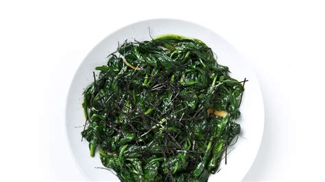 sauted-spinach-with-soy-and-sesame-recipe-bon-apptit image