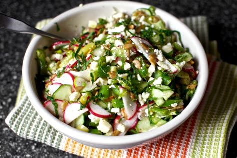 chopped-salad-with-feta-lime-and-mint-smitten-kitchen image