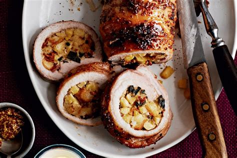 bacon-and-apple-stuffed-barbecue-pork-loin-canadian-living image