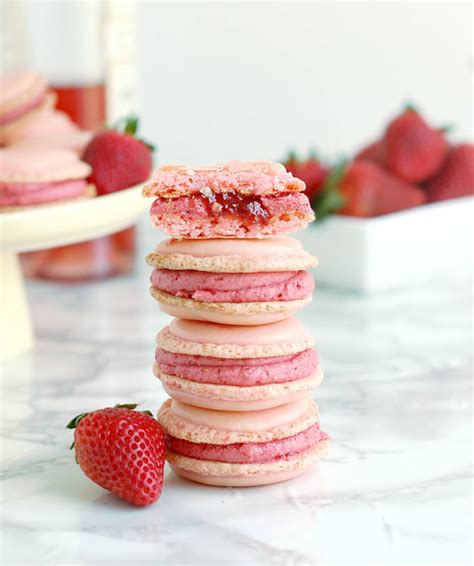 strawberry-ros-wine-macarons-with-video image
