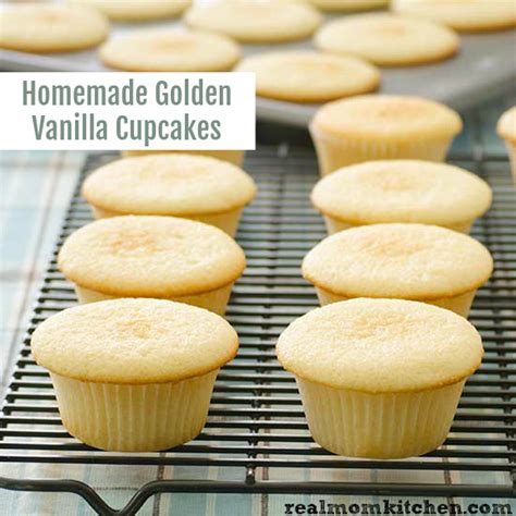 homemade-golden-vanilla-cupcakes-real-mom image
