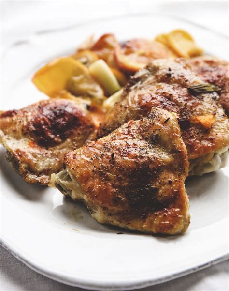 roasted-chicken-thighs-with-oranges-and-green-onions image