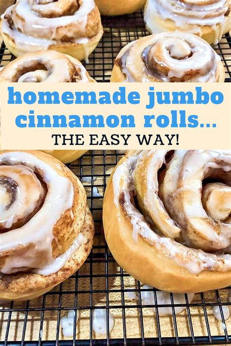 homemade-jumbo-cinnamon-rollsthe-easy-way-chef image