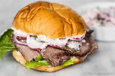 roast-beef-sandwich-with-spicy-mayo-radishes-the image