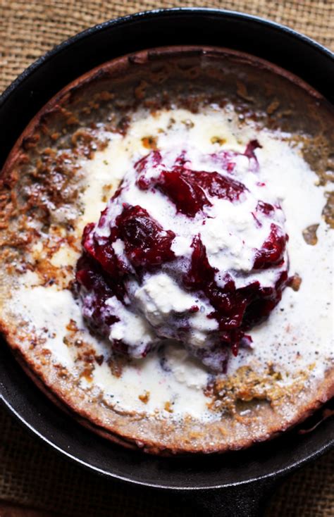 buckwheat-dutch-baby-with-maple-cranberry-sauce image