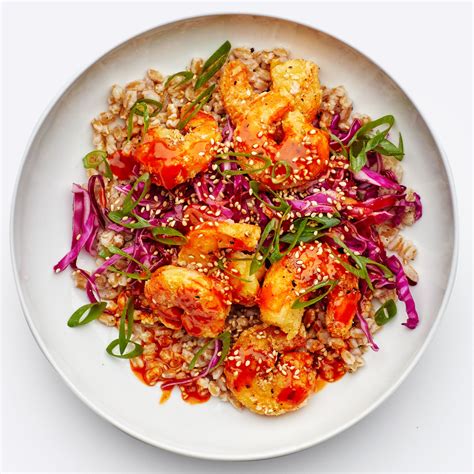 crispy-pan-fried-shrimp-with-cabbage-slaw-and-gochujang-mayo image
