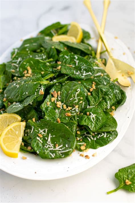 simple-spinach-salad-recipe-the-schmidty-wife image