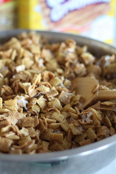 chex-mix-treat-with-coconut-and-almonds-a image