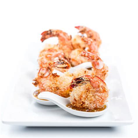 baked-coconut-shrimp-with-curried-chutney image