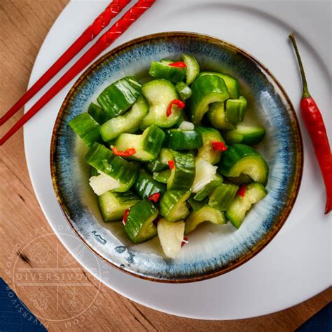 chinese-garlic-cucumber-salad-liangban-huanggua image