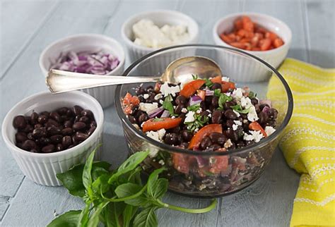 black-beans-salad-with-feta-onions-and-tomato image