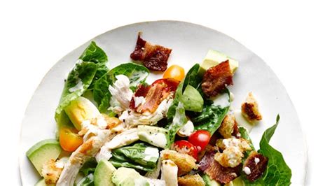 a-chicken-club-salad-with-bacon-and-eggs-thats-perfect image