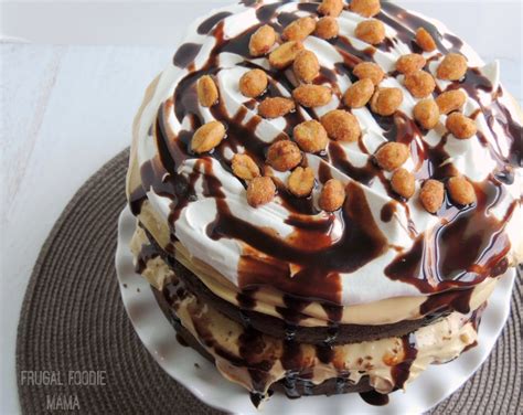 how-to-cook-triple-chocolate-peanut-butter-mousse-cake image
