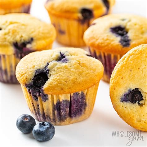 low-carb-keto-blueberry-muffins-with-almond-flour image