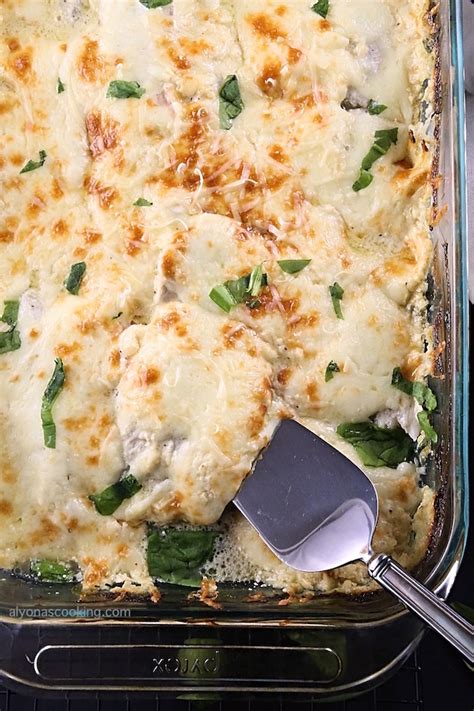 easiest-baked-tilapia-spinach-casserole-with-step-by image