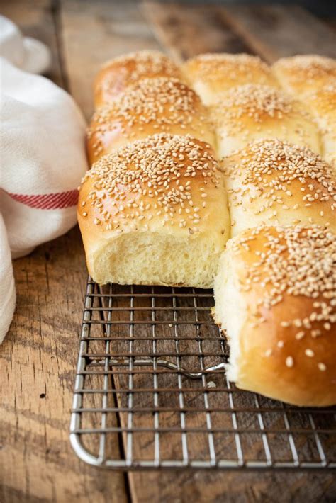 easy-sesame-bread-rolls-culinary-ginger image