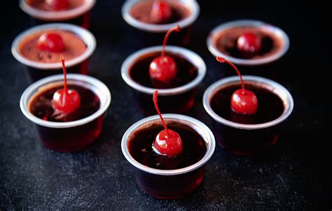 cherry-fire-pepper-jello-shots-sweet-recipeas image