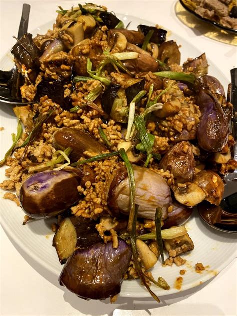 gochujang-glazed-eggplant-with-fried-scallions image