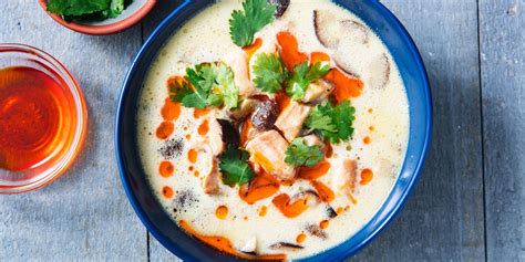 best-thai-chicken-coconut-soup-recipe-delish image