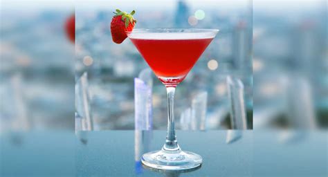 strawberry-gin-martini-recipe-the-times-group image