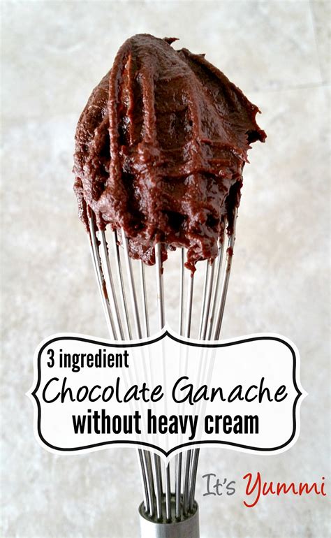 how-to-make-chocolate-ganache-without-heavy-cream image