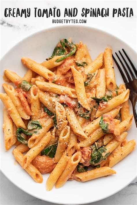 creamy-tomato-and-spinach-pasta-with-video-budget image