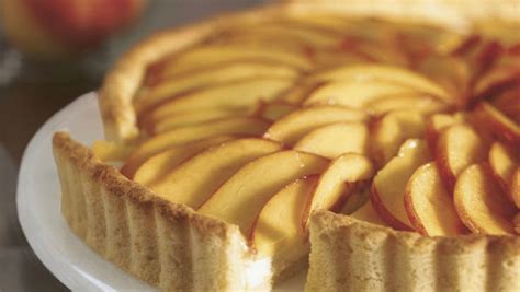 peach-mascarpone-tart-recipe-finecooking image