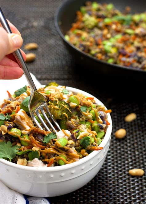 one-pot-thai-quinoa-bowl-with-chicken-spicy image
