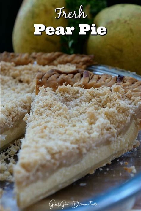 fresh-pear-pie-recipe-great-grub-delicious-treats image
