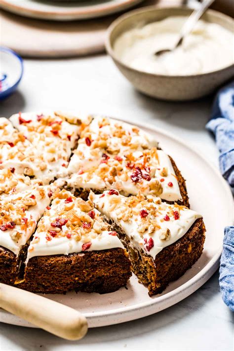 paleo-carrot-cake-with-almond-flour-foolproof-living image