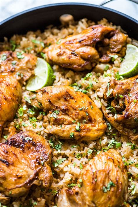 one-pot-mexican-chicken-and-rice-isabel-eats image