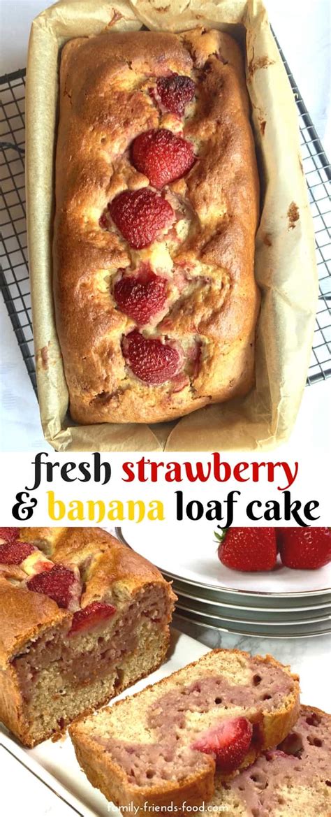 strawberry-banana-loaf-cake-easy-summer-bake image