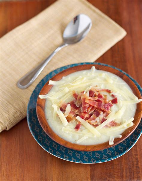 creamy-cauliflower-soup-with-bacon-cheddar image