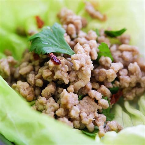 pork-larb-lettuce-wrap-recipe-rasa-malaysia image