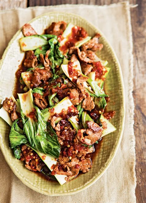 spicy-ginger-beef-and-bok-choy-williams-sonoma-taste image