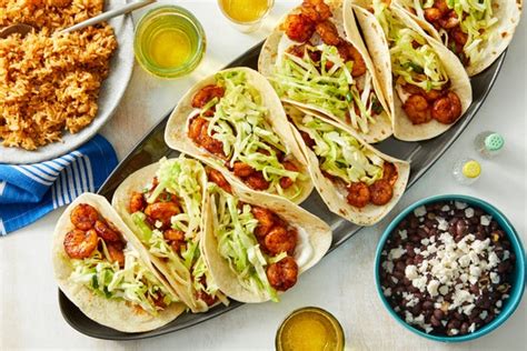 recipe-ancho-chile-shrimp-tacos-with-slaw-black-beans image